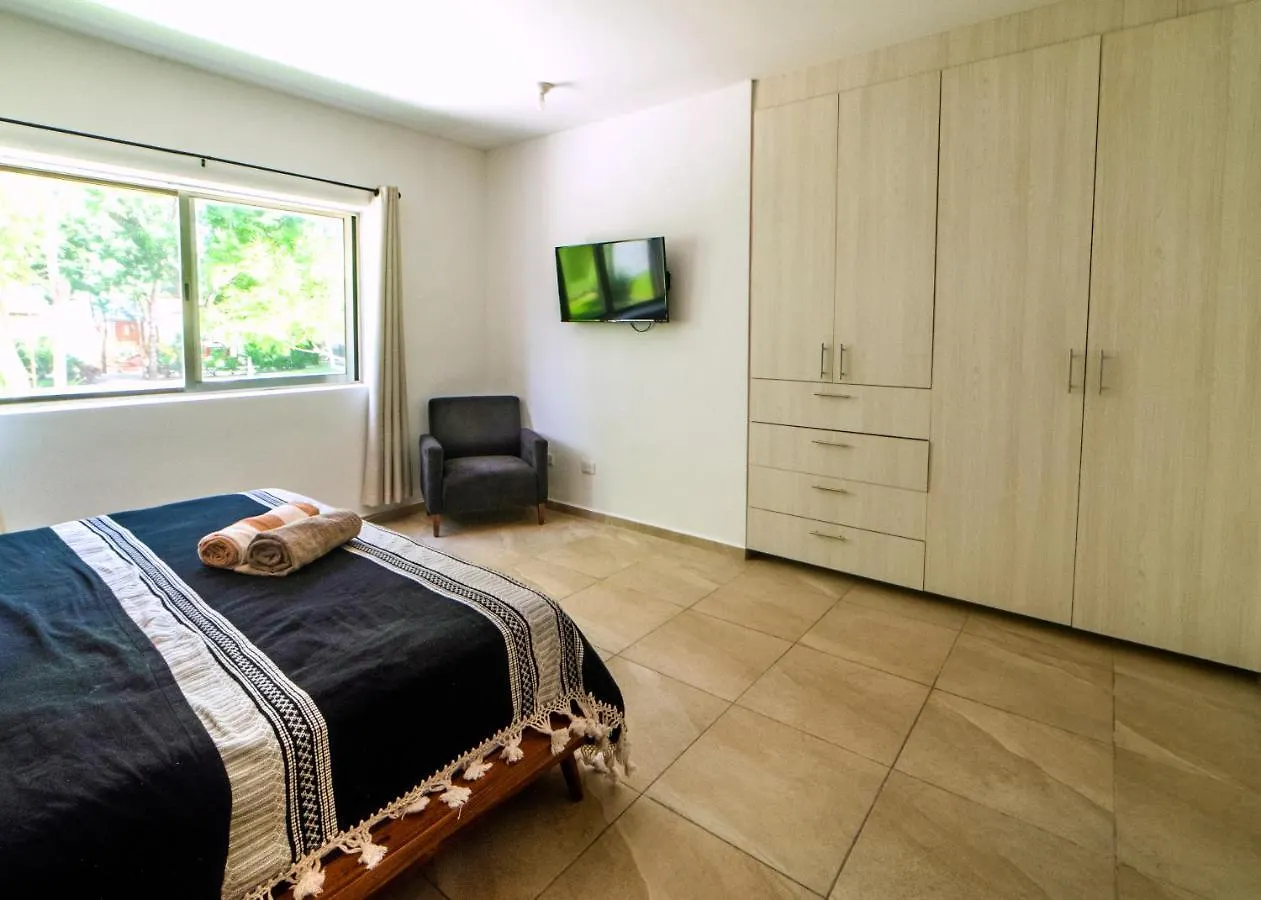Cancun Airport Condo Hotel Apartment With Pool And Security