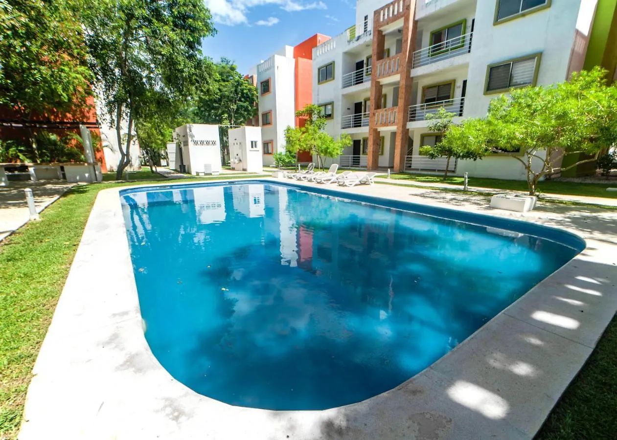 Cancun Airport Condo Hotel Apartment With Pool And Security